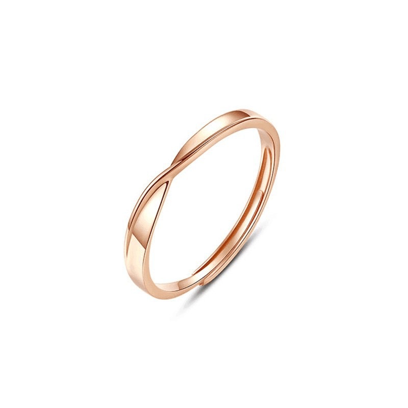 Rose gold ring for men