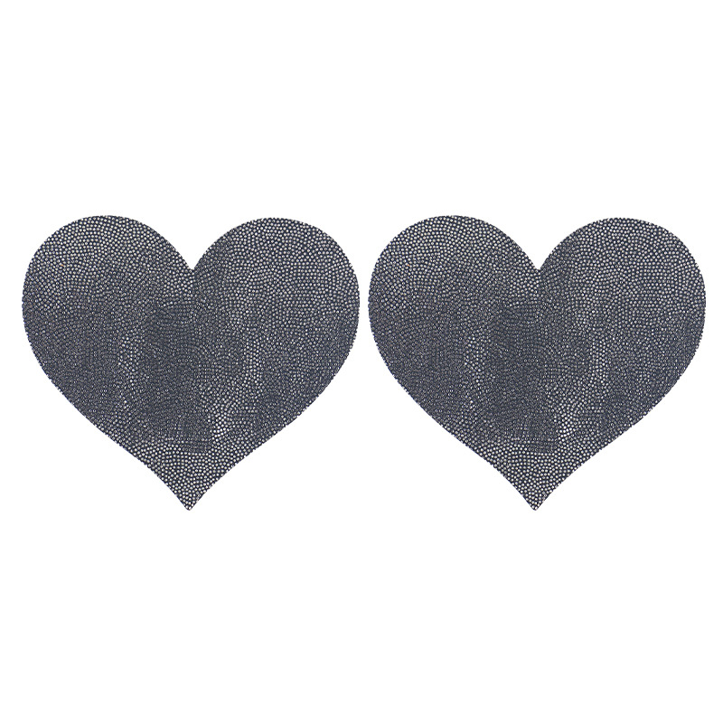 black Large heart shape