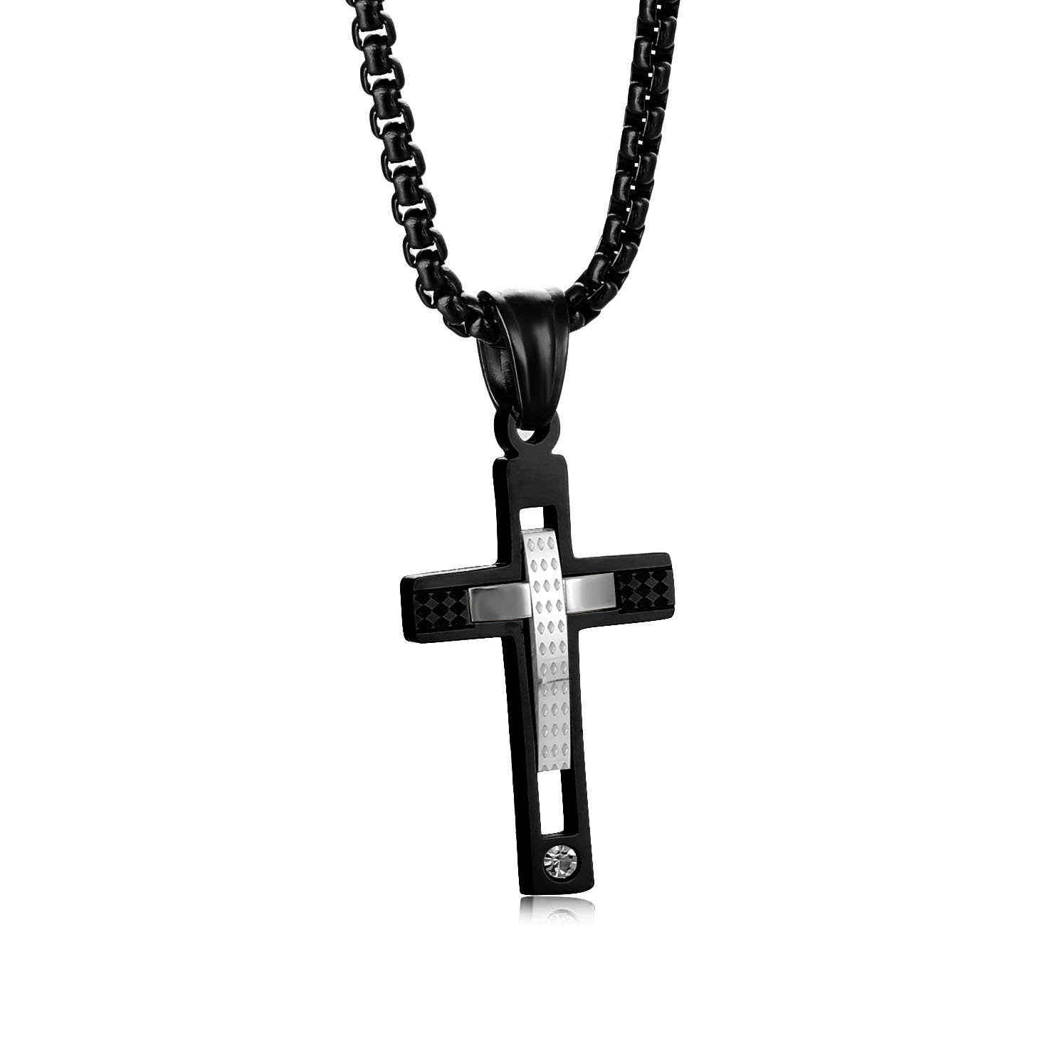 6:Black with chain -60CM