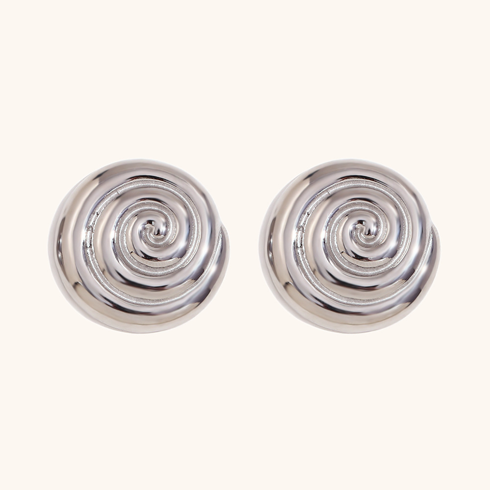 2:Earrings - Steel Color