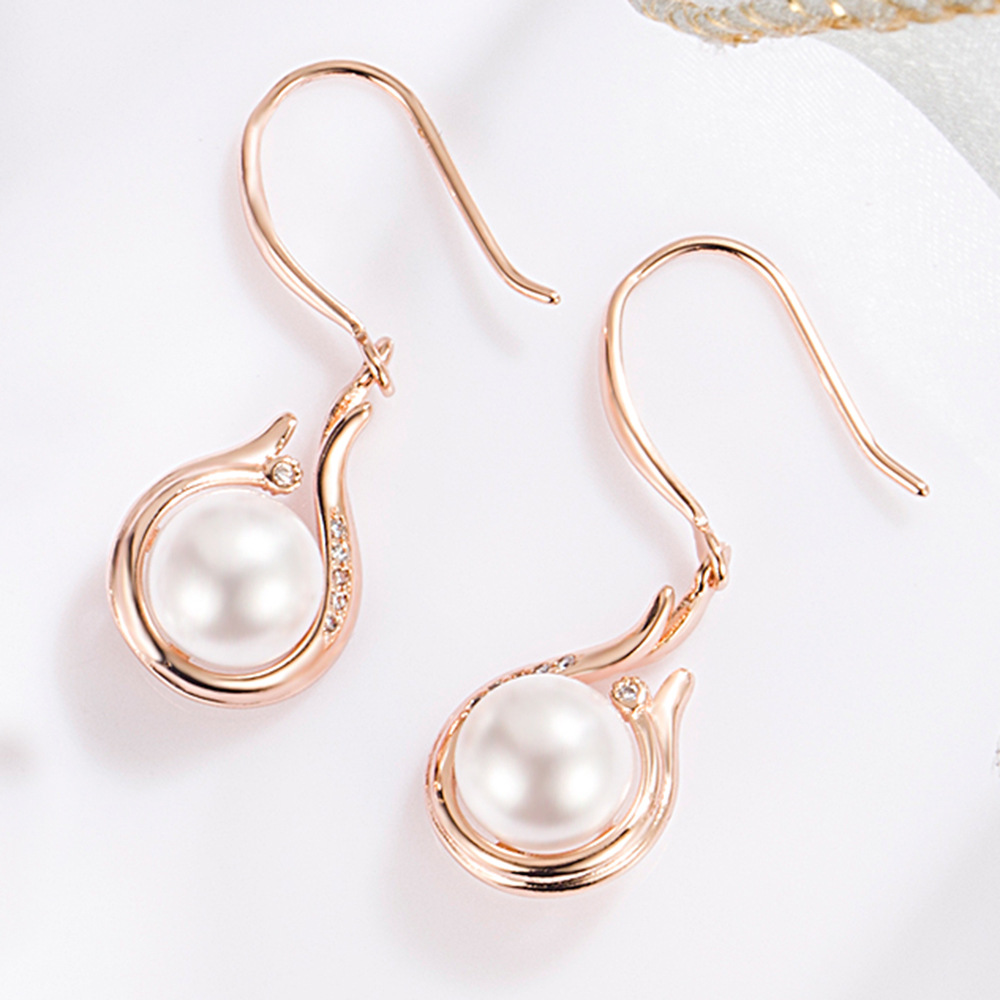 Rose Gold EARRINGS-11X33MM