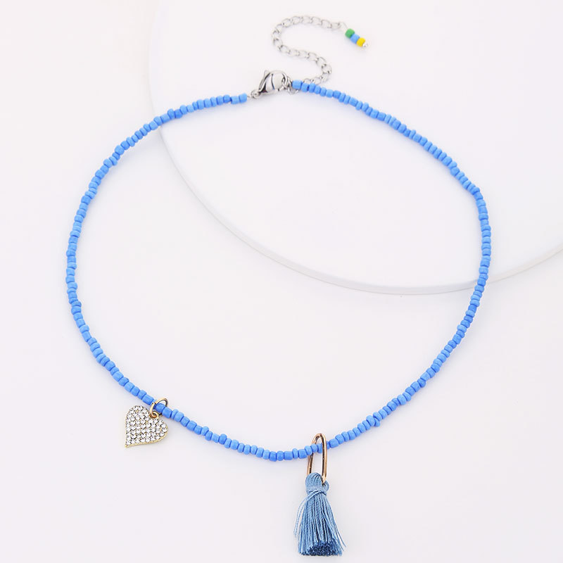 6:Blue strap pendant