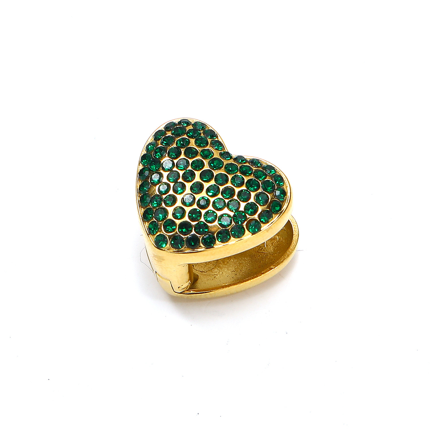 4:Heart-shaped green zircon