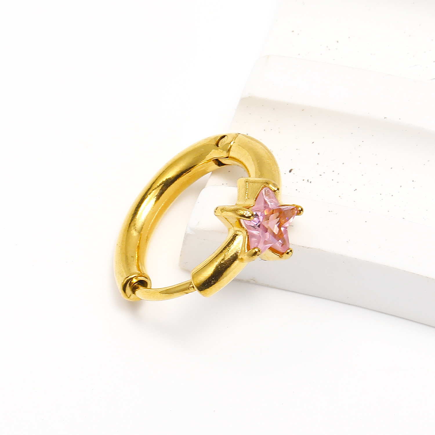 Pentagram pink zircon