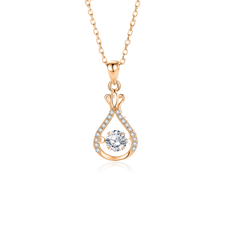 FDTD-042- Mosan White diamond rose gold