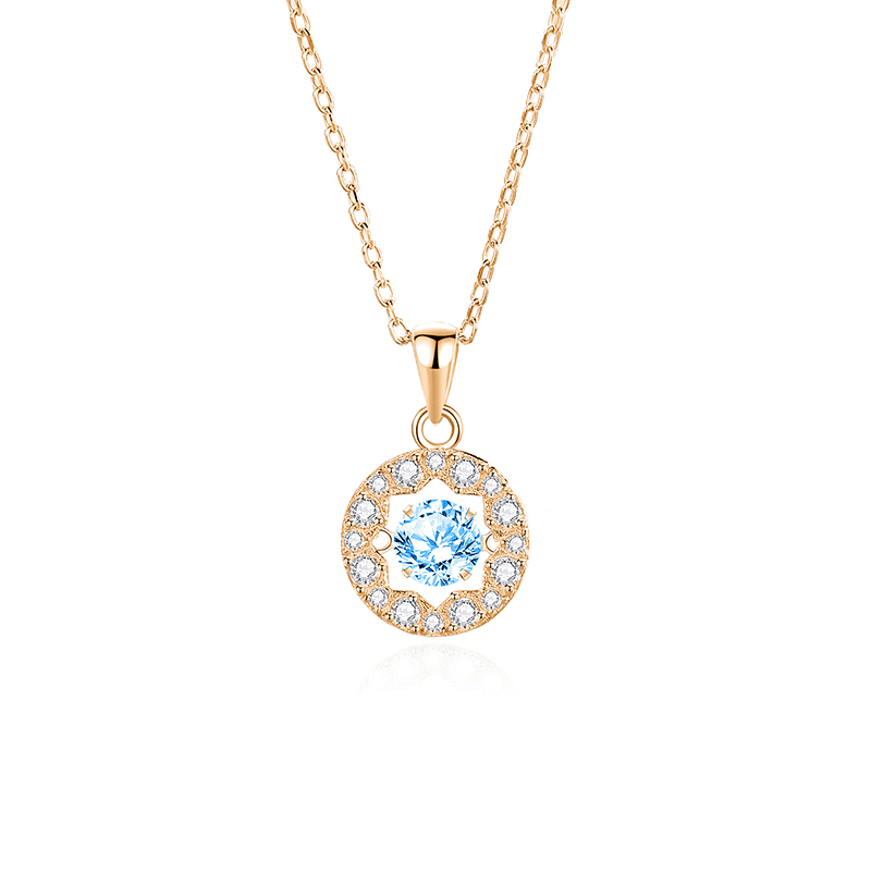 4:FDTD-024- Zircon Blue diamond rose gold