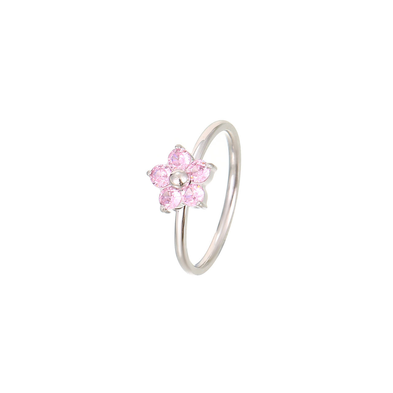 5:Platinum colour - pink zircon