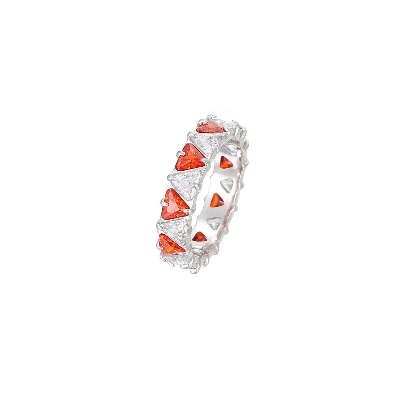 15:Platinum colour - red clear zircon