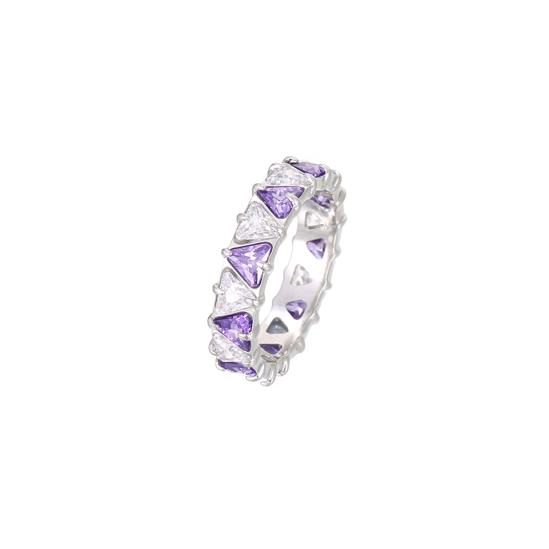 21:Platinum colour - purple clear zircon