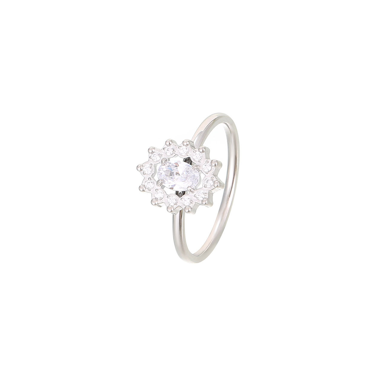 5:Platinum colour- clear zircon