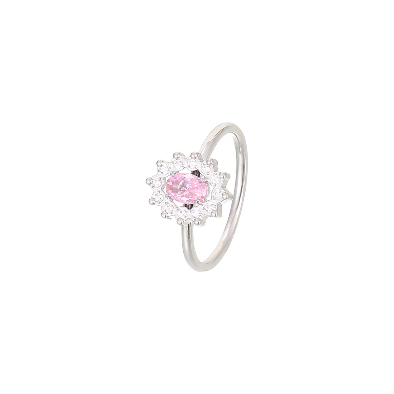 6:Platinum colour- pink zircon