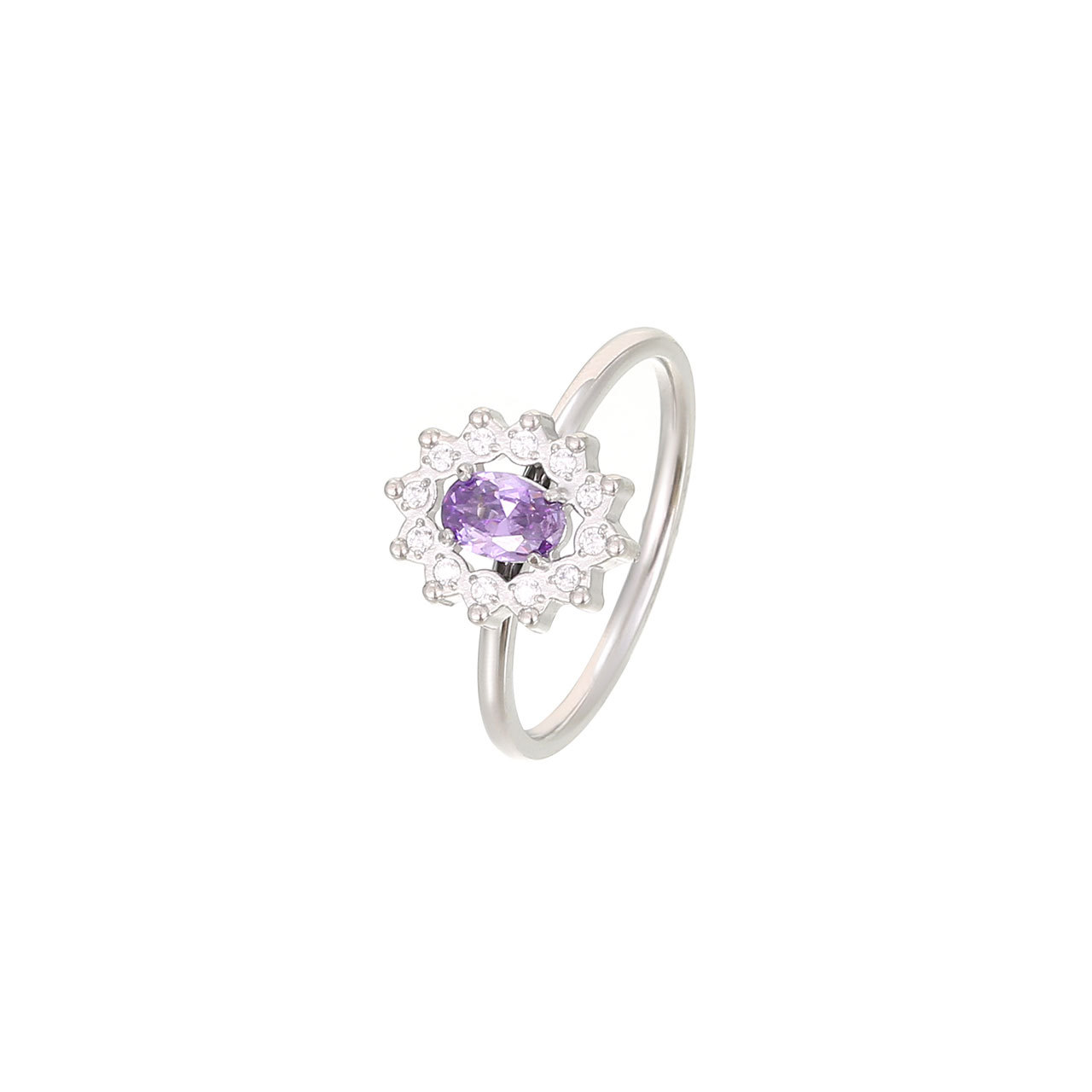 8:Platinum colour- purple zircon