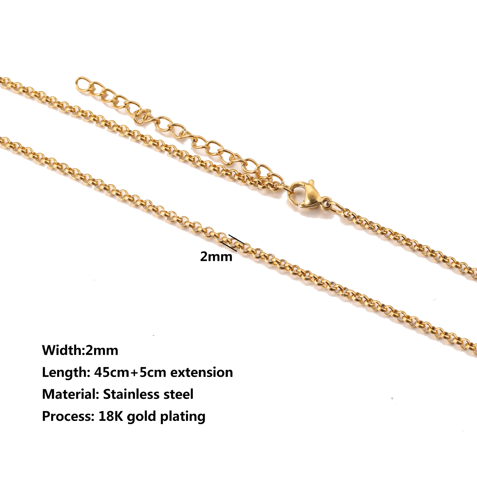 BLO chain-gold