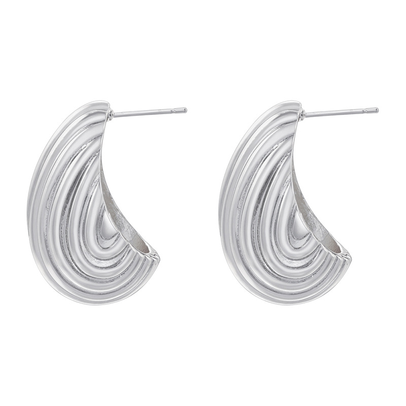 4:VE1099 White Gold large 1 pair