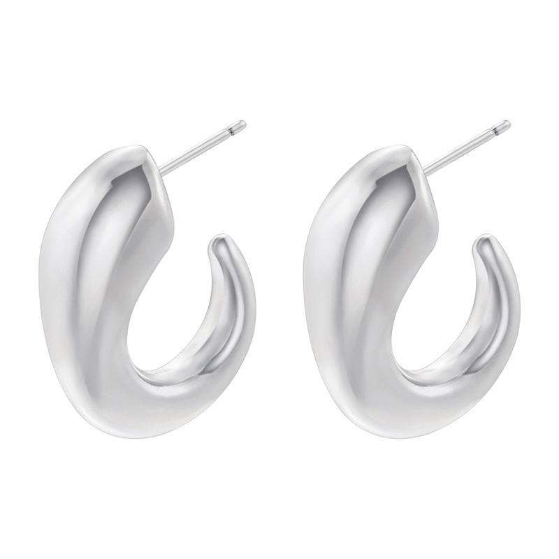 18:VE1105 White Gold 1 pair