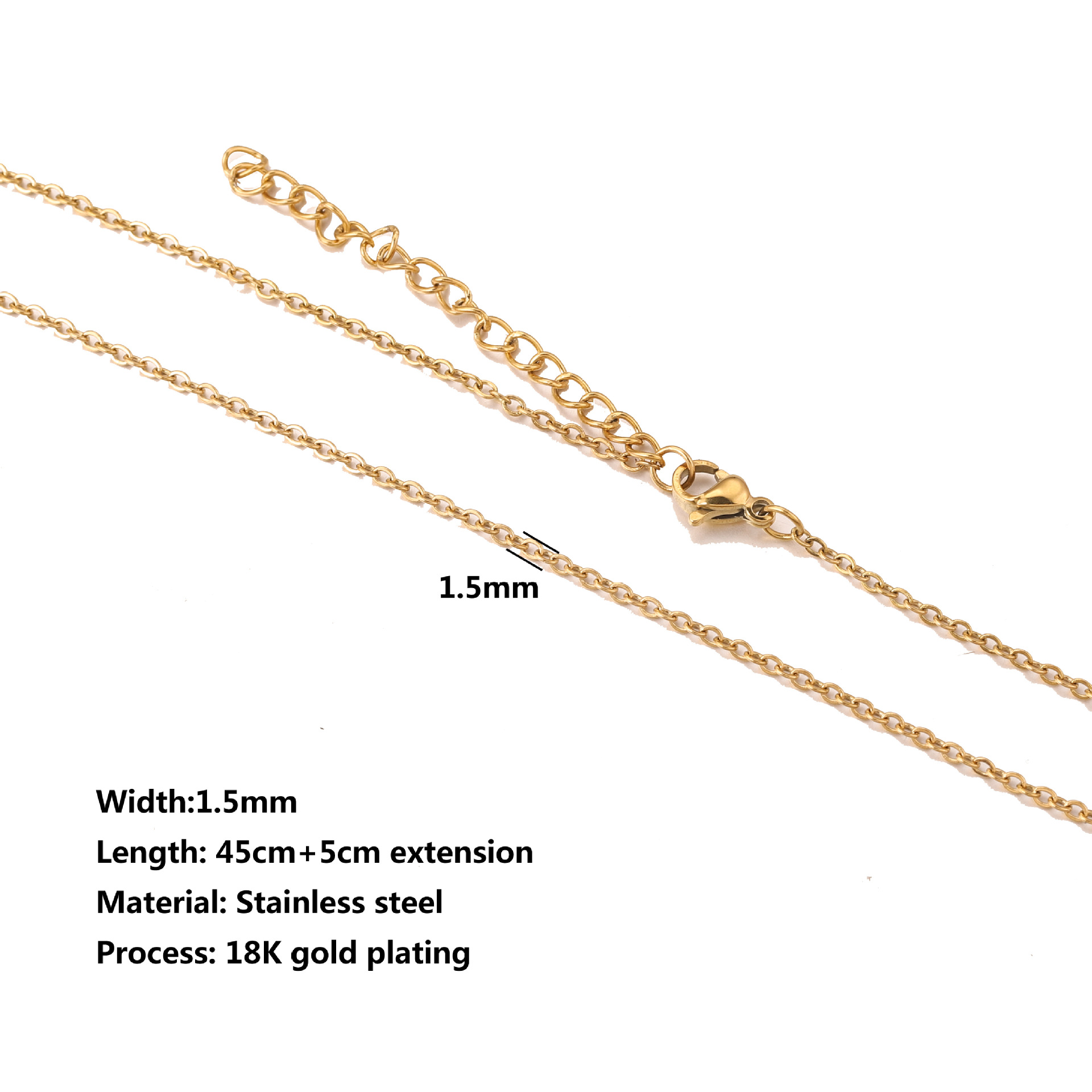 Cross chain-gold