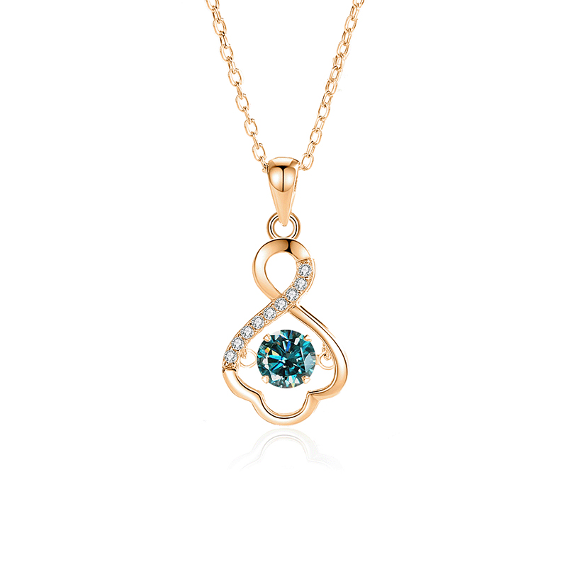 FDTD-031- Mosan Green diamond rose gold