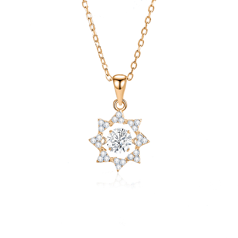 FDTD-029- Mosan White diamond rose gold