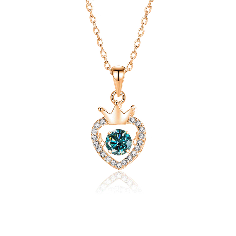 FDTD-034- Mosan Green diamond rose gold