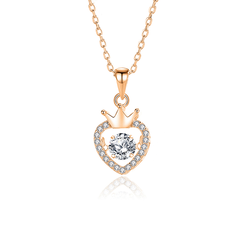 2:FDTD-034- Zircon white diamond rose gold