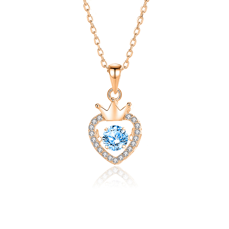 4:FDTD-034- Zircon Blue diamond rose gold