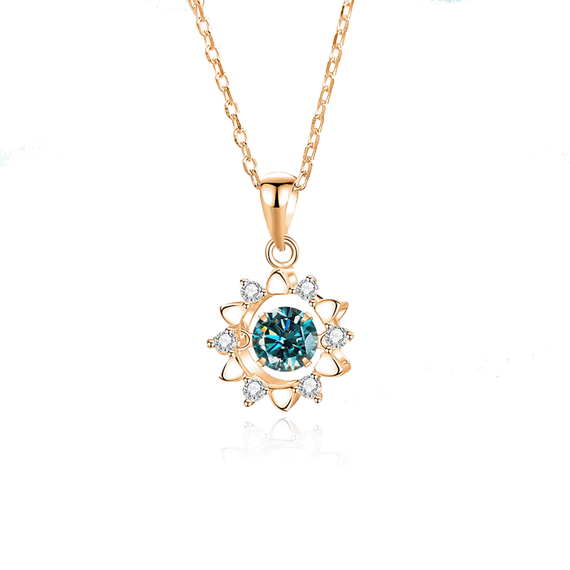 8:FDTD-026- Mosan Green diamond rose gold