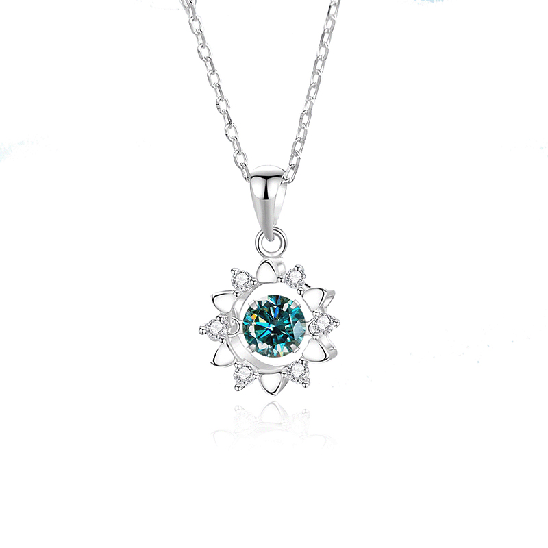 7:FDTD-026- Mosan Green diamond white gold