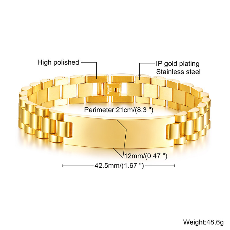 11:Gold 12mm by 21cm