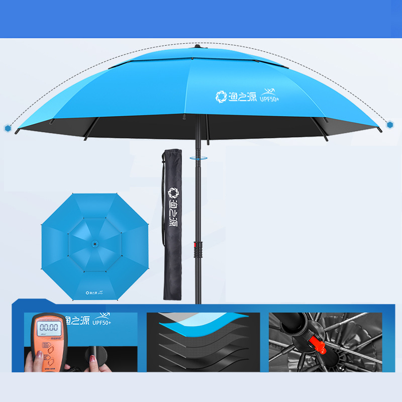 Single umbrella vinyl blue 1.8 m