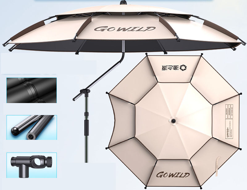 2.4m with aluminum Integrated telescopic rod