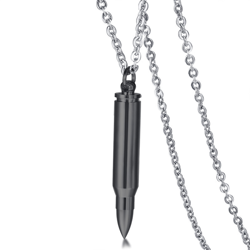 3:Blank black pendant with chain 2.4mm*50cm