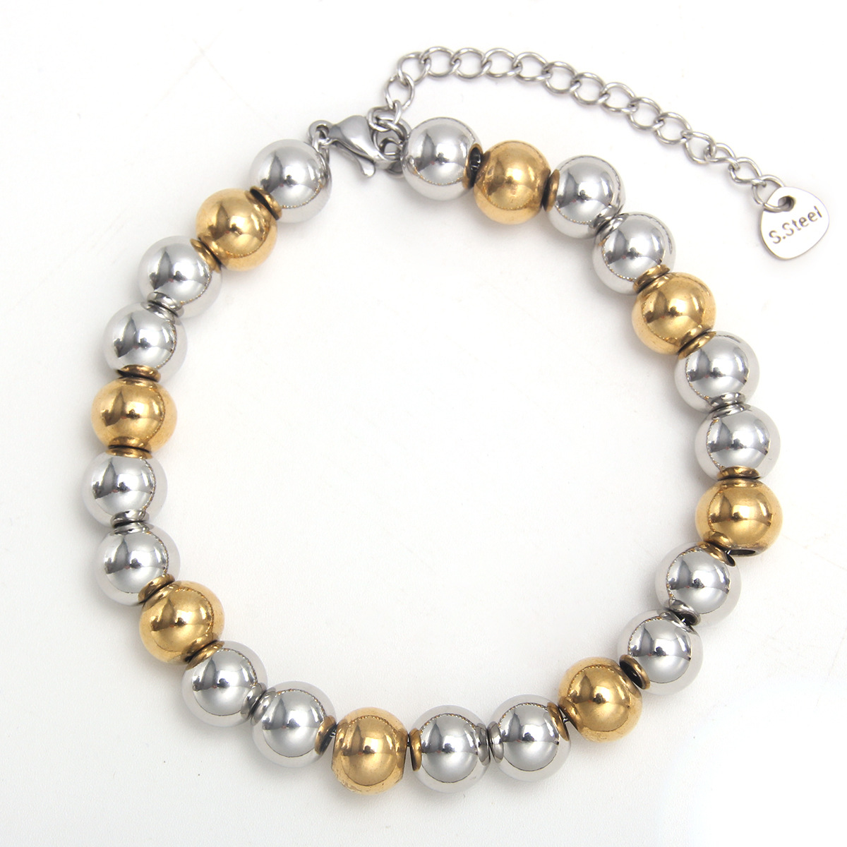 19:Gold   steel color 8mm