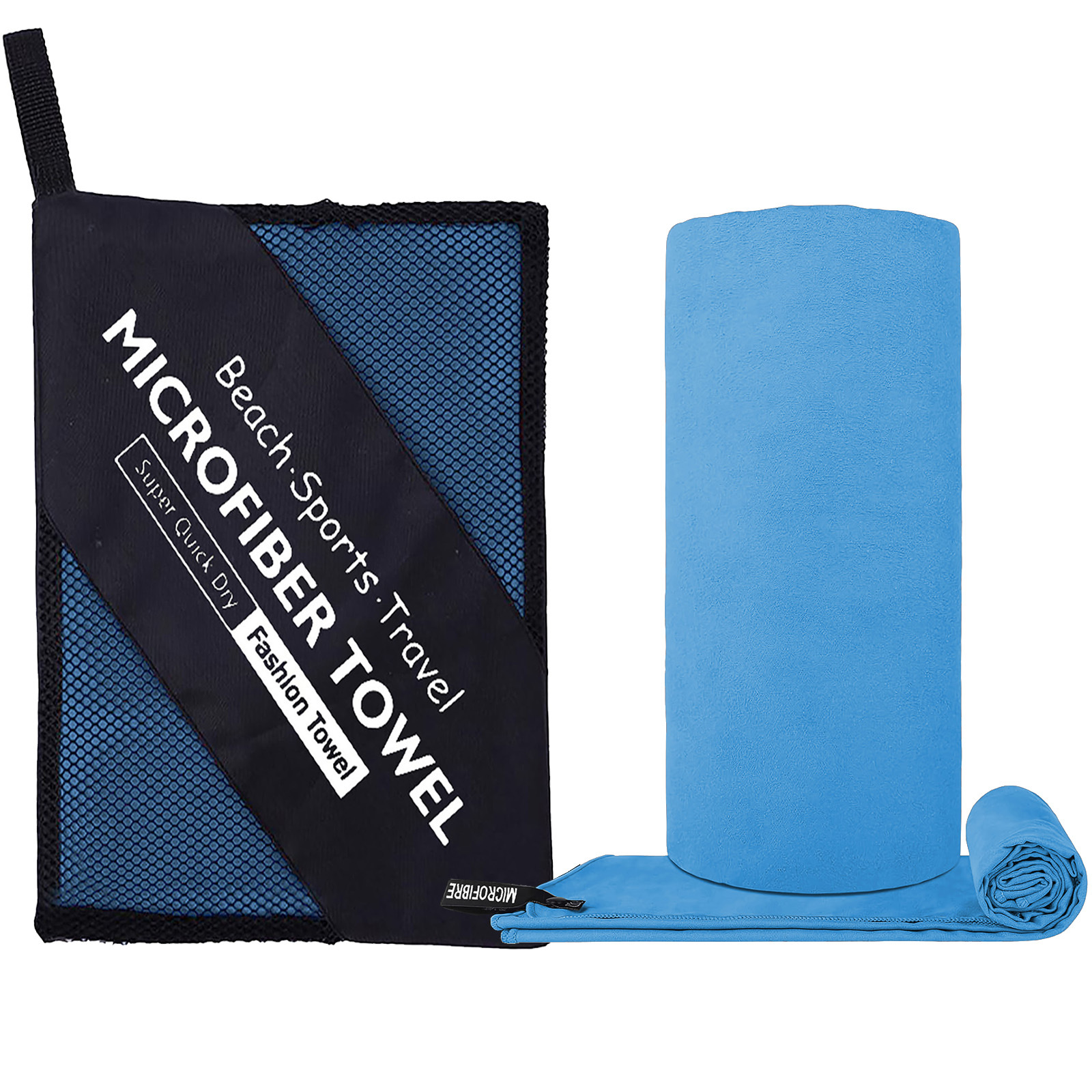 Sky blue ( zipper bag )