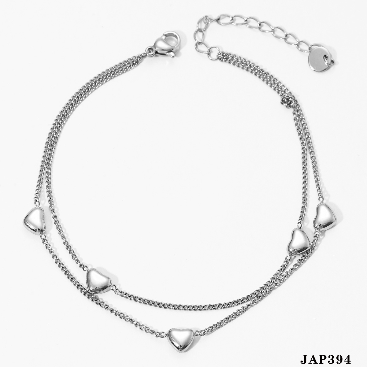 Silver anklet