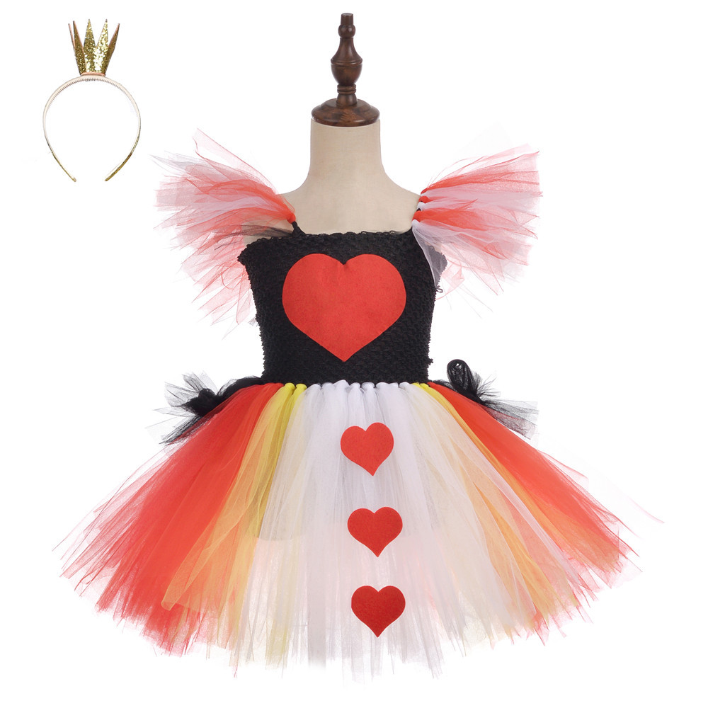 M110- Queen of Hearts skirt   Headdress