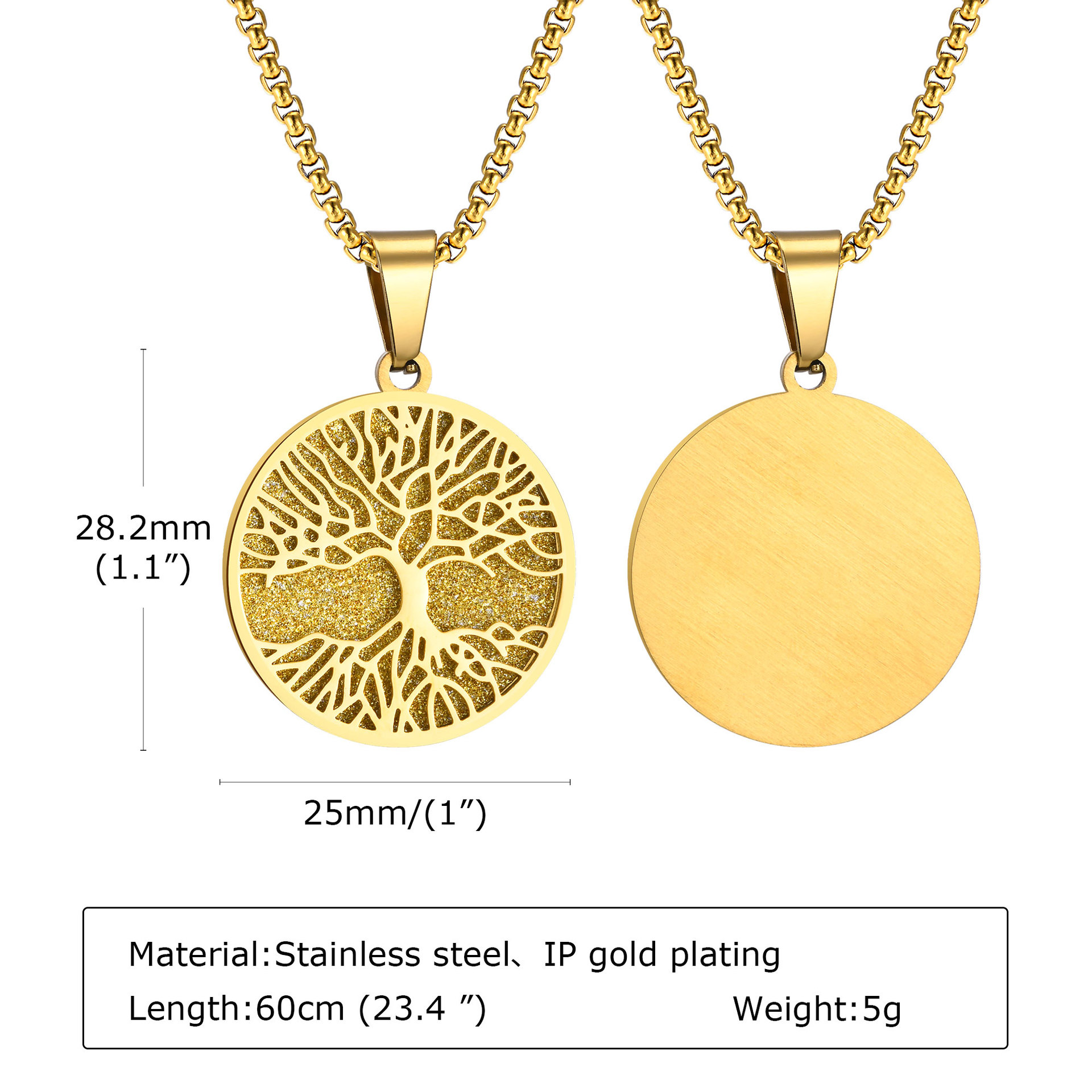 3:Gold pendant