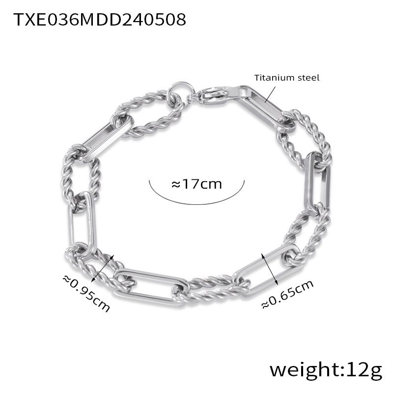 1:Steel bracelet