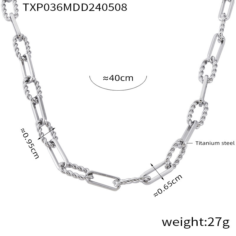 3:Steel necklace