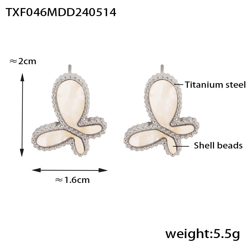 3:Steel earrings