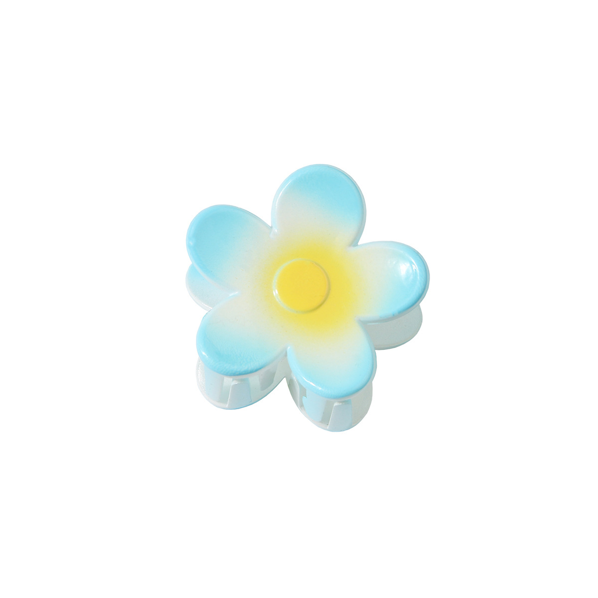 19:4.5CM five-petal flowers - blue