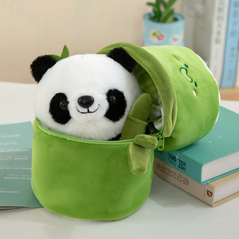 Bamboo tube panda