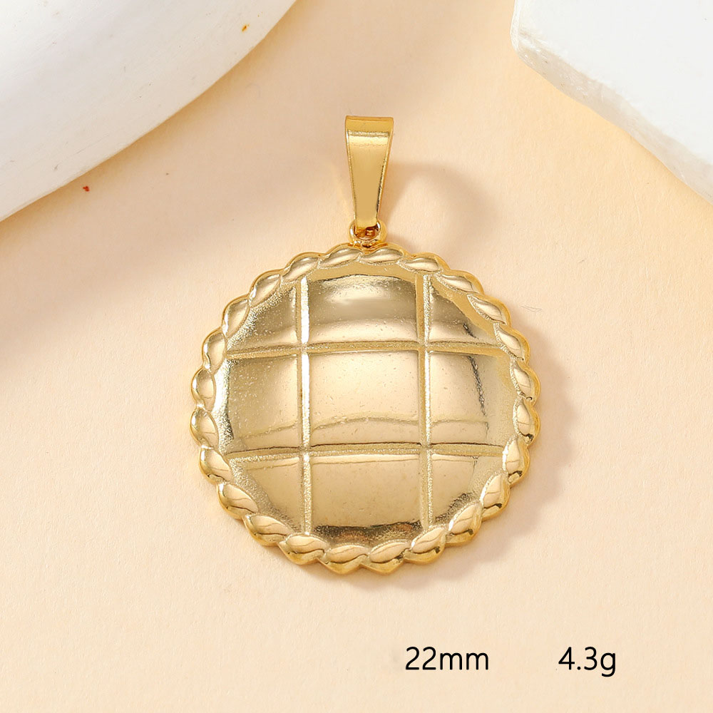 Circular square pendant