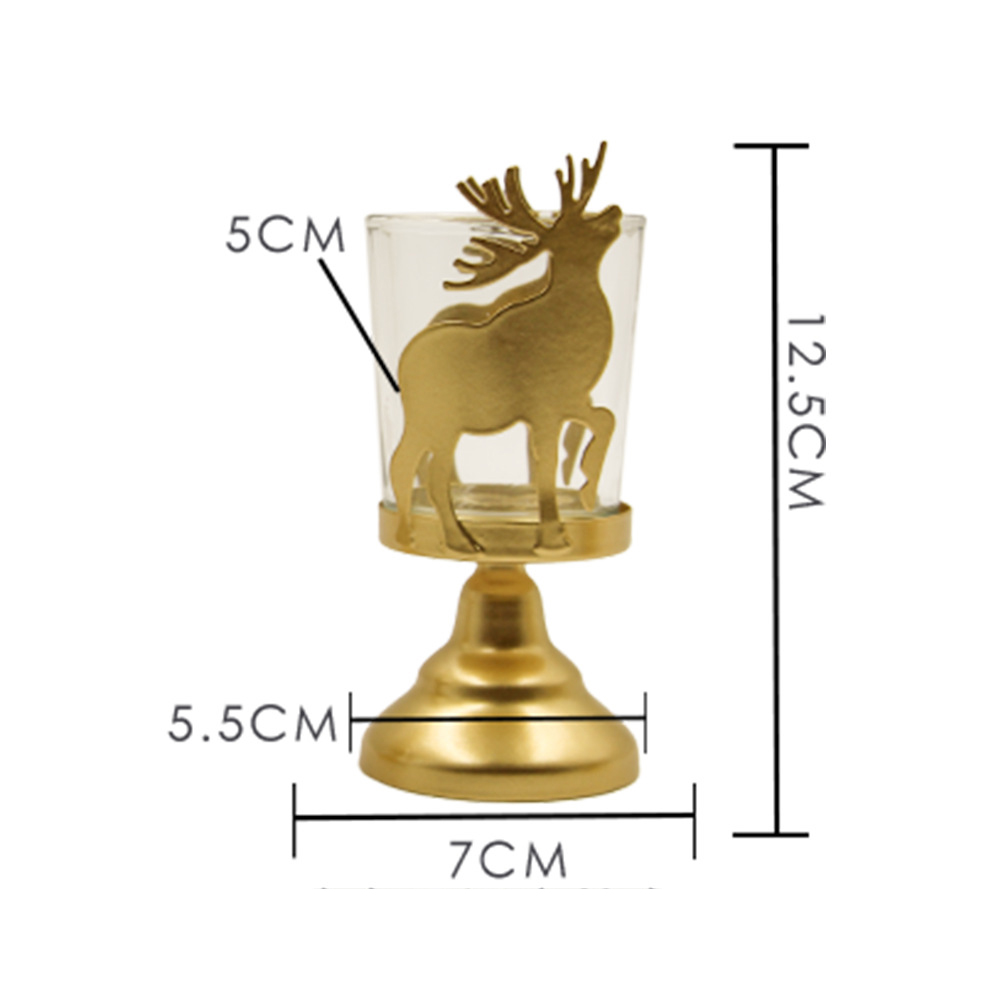 Gold Christmas deer