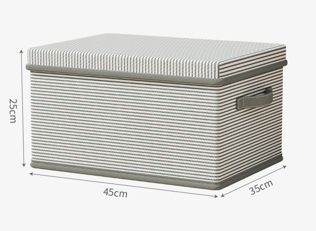 40L striped storage box