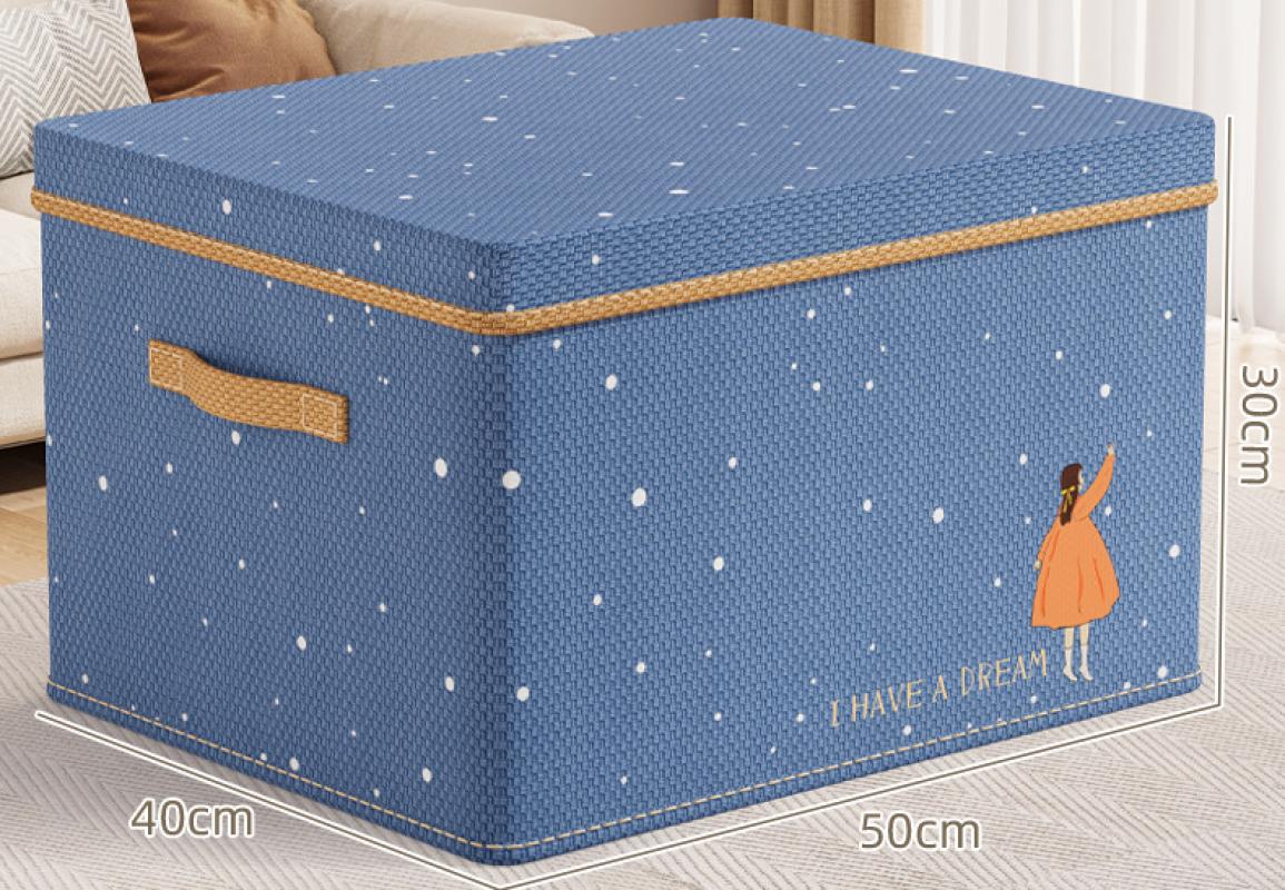 (non-woven) large blue sky storage box