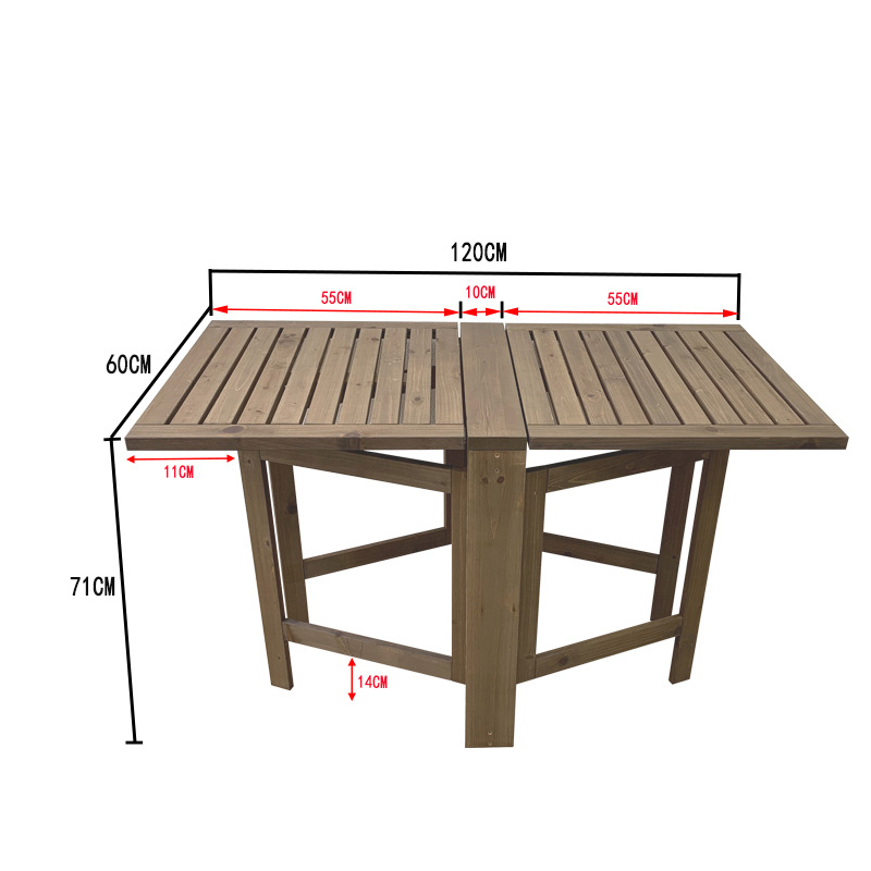 120CM long folding table