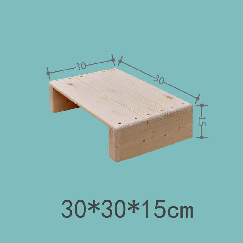 Log unpainted 30*30*15cm