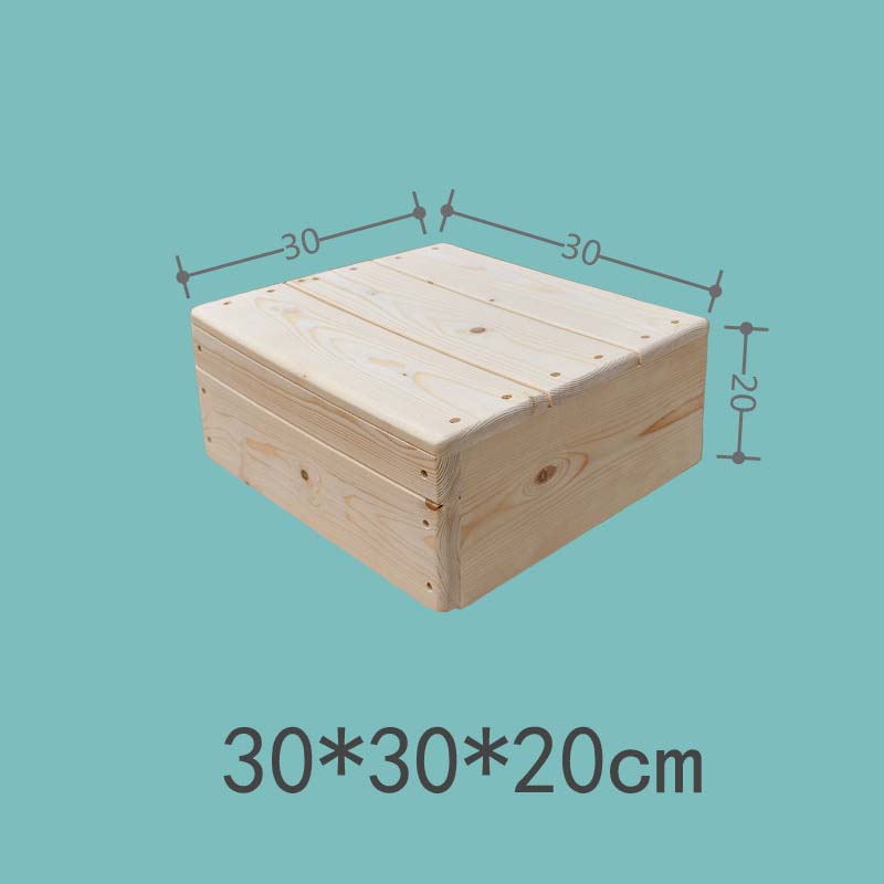 Log unpainted 30*30*20cm side with baffles