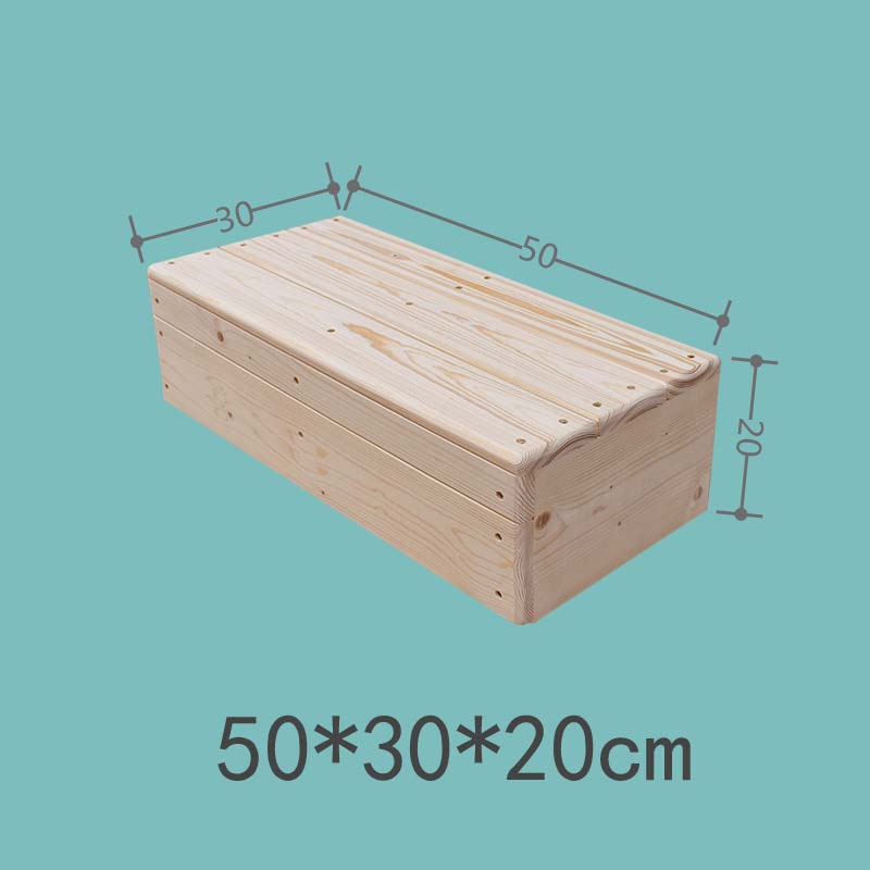 Log unpainted 50*30*20cm side with baffles