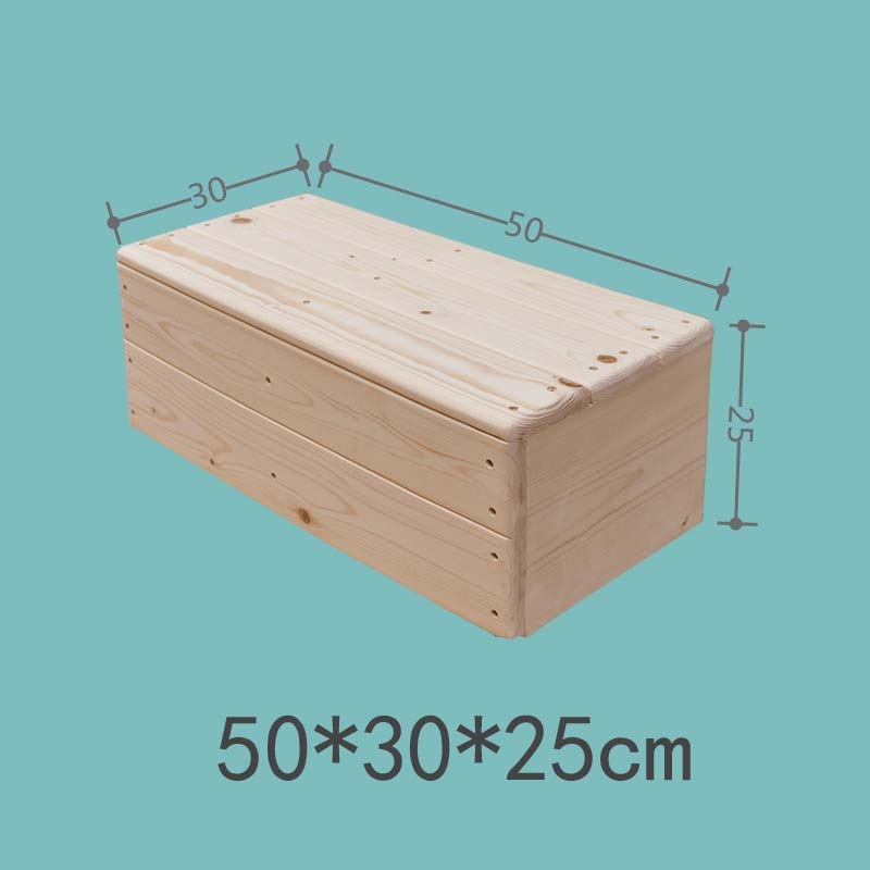 Log unpainted 50*30*25cm side with baffles